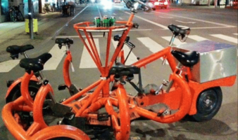 Octopus Partybike - fantastisk cykeltaxa - indbygget minibar